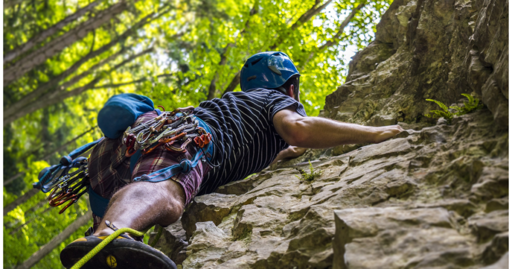 rock climbing