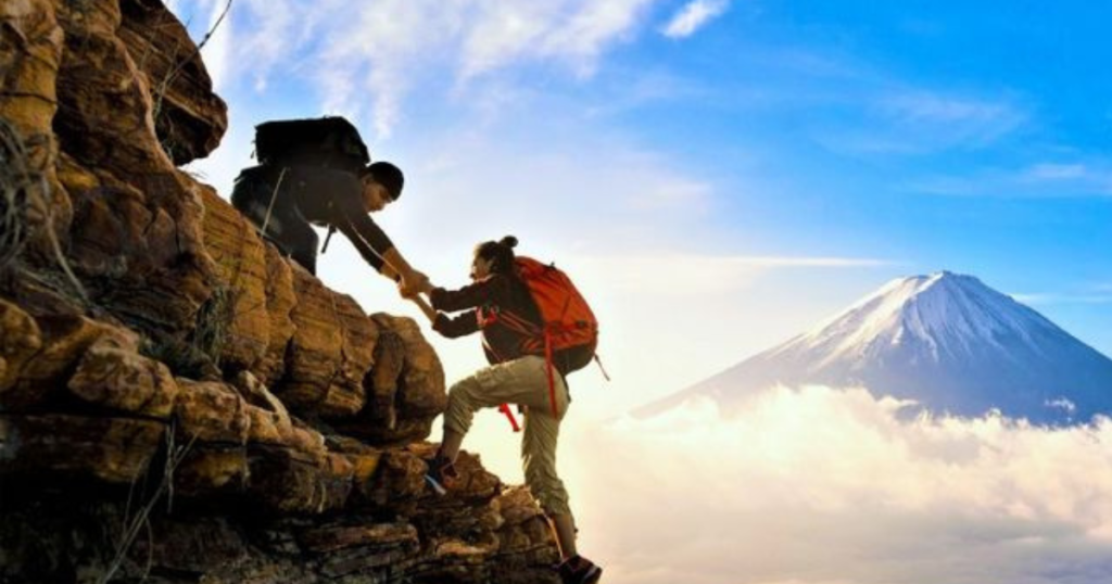 rock climbing 
